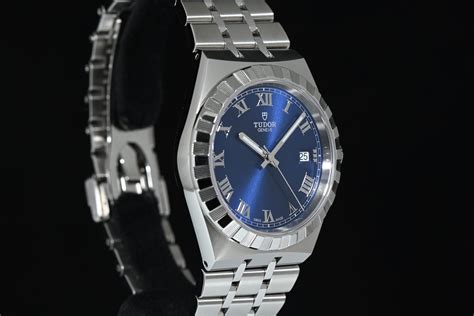 tudor royal acciaio e oro|tudor royal blue dial.